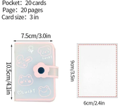 3 Inch Camera Photo Small Photo Album Instax Album Kpop Photo Card Holder Mini Photocard Binder ID Card Cover Collect Book