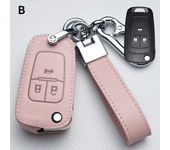 Leather Car Key Case Cover For Buick Chevrolet Cruze Aveo Trax Opel Vauxhall Mokka Encore Astra Corsa Meriva Zafira Fob