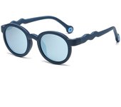 Nuevo marco redondo gafas de sol de silicona para niños anti-radiación ultravioleta gafas de sol avanzadas gafas de sombrilla de moda al aire libre