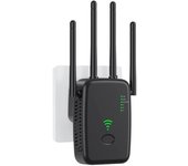 Repetidor Wifi inalámbrico 5G de 1200Mbps, amplificador de señal de doble banda 5G/2,4G, extensor de red, amplificador Gigabit de largo alcance