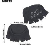 4pcs=2pairs Feet Care Pedicure Gel Five-Finger Half Socks Spacer Forefoot Pads Open Toe Separator Corrector Orthopedic Pedicure