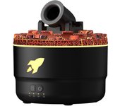 Aroma humidifier, waterless automatic shut-off diffuser, creative turret colorful crack aroma humidifier, smoke ring volcano aromatherapy machine, create a relaxing atmosphere