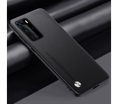 Luxury PU Leather Case For Huawei P40 Pro Plus Back Cover Matte Silicone Full Protection Phone Case For Huawei P40 Lite 5G 4G