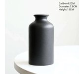 malist Ceramic Vase,Nordic Black and  Vases,Home Living Room Dried wer Pot r,Korean Style Home ration