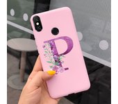 Cute Letter Phone Case For Xiaomi Mi 8 Case Xiaomi Mi8 Lite Funda Silicon Soft TPU Back Cover For Xiaomi Mi 8 Mi8 Mi8Lite Bumper