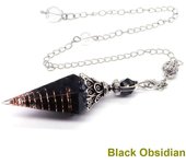 Crystal Healing Stone Quartz Pendulums Spiritual Hexagonal Pointed Resin Witchcraft Supplies Balancing Accessories Divination