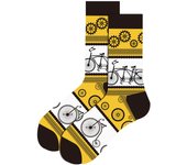 Funny men's socks red wine pocket watch beer pattern in tube socks