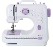 1pc Máquina De Coser Eléctrica Púrpura 505 Para Principiantes, Máquina De Coser Portátil Con Costura Inversa Y 12 Puntadas