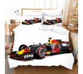 Red Racing Car 3D Kids Boy Bedding Set F1 Game Racer Printing Duvet Cover 2/3pcs Bedclothes with Pillowcase Twin Full Bedspread