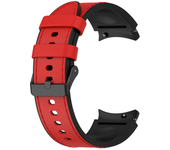 Correa híbrida de cuero y silicona para Samsung Galaxy Watch 4, 6 Classic, 47mm, 46mm, Galaxy Watch 6, 40mm, 44mm, 5Pro Band Bracelet