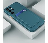 for Samsung Galaxy A35/A55/A71/A70/S25/S24/S23 Shockproof Soft Silicone Card Solt Design Cover for iPhone Minimalist Style With Lens ProtectionCase