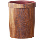 Cubo de basura de grano de madera creativo Retro Para el hogar, sala de estar, cocina