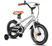 Bicicleta Infantil 14/16/18/20 Pulgadas para niñas y niños de 3-13 años, 14/16/18/20 Pulgadas Bicicleta para niños con estabilizadores (Rosa, Beige, Azul, Plata, Verde)