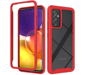 Rubber Phone Housing for Samsung Galaxy A82 Quantum2 A72 A52S A20E 4G 5G Fingerprint Silicone Anti-fall Anti Translucent Shell