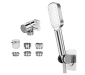 Dog Shower Attachment for Bathtub Faucet, Pet Shower Sprayer Attachment with 6 Adapters, 79 Inch Hose for Hair Washing