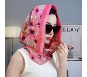 Simulation Silk Muslim Turban Fashion Sun-Resistant Soft Hijab Cap Breathable Headscarf Women