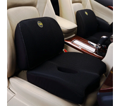 Orthopedic Memory Foam Thickned Car Seat Cushion Set Slow Rebound Office Chair Back Support Cushion Seat Support Lumbar Cushion