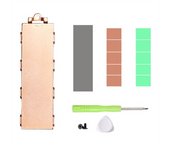 Copper M.2 SSD Heat Sink Radiator with Silicone Thermal Pad M.2 SSD Hard Disk Cooling Heatsink for M2 SSD 2280