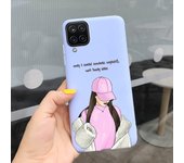 For Samsung Galaxy A12 Case 6.5" Shockproof Flower Back Cover For Samsung A12 A 12 Cute Girl Soft Silicone Phone Fundas Bumper