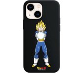 Funda original compatible con iPhone 13 Mini Negro con un diseño de Dragon Ball Z Vegeta Energia