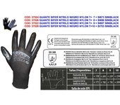 Guante sifer nitrilo negro nylon t 10 si703 siniblack titan (caja 12 unidades)