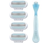 Women Safety Razor Blades For Face/ Leg/ Armpit/ Bikini Beauty Hair Removal Shaving Detachable Reuseable