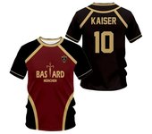 Jersey Futsal Pattern Vl Replika Blue Lock Anime Bastard Munich Summer Men'S And Women'S 3Dt Shirt Casual Sports T Shirt Top