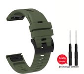 26mm 22mm Silicone Strap For Garmin Fenix 7X 7 Pro Solar/6X 6 Sapphire 5 5X Plus 3 3HR/Epix HR Venu SQ 2 3 QuickFit Watch Band