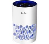 FreAire Air Purifiers for Bedroom Home, Air Purifier with RGB Lights Air Purifiers for Pets Dust Smoke Pollen Dander Smell, Portable Air Purifier with Air Filter for Home (White)