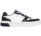 Skechers 185098_WBK Zapatillas para mujer blancas en piel 81986