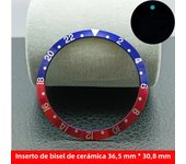 36.5mm Watch bezel insert NH35 Case Ring Fit for Submariner NH35 NH36 Diving case bezel ring parts men watch gifts