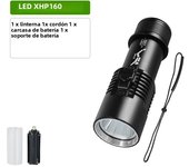 6500mAh Powerful XHP160 LED Diving Flashlight Professional Underwater Torch IPX8 Waterproof Lamp Diving Lantern With hand strap