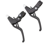 1 par de manillares de freno de bicicleta plegables con cambio de marchas, accesorios de bicicleta