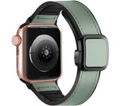 Silicone Strap For Apple Watch Ultra Band 46mm 49mm 44mm 45mm 42mm 41mm Leather Magnetic Bracelet For Apple IWatch 10 9 8 7 6 SE