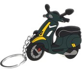 For Vespa GTS Super GTS 250 300 LX125 150 Sprint150 Motorcycle 3D Model Shape SOFT RUBBER KEYCHAIN KEYRING KEY CHAIN KEY RING