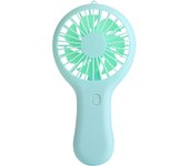 Mini ventilador pequeño de mano con Bajo Ruido, compacto y portátil, Puerto de carga USB, Tres velvidades, ajustable