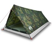 vidaXL Tienda de campaña para 2 personas impermeable camuflaje