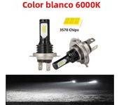 2Pcs H4 H7 LED 20000Lms Car Headlight H11 H8 H9 H10 H1 H3 Car Fog Light Bulbs 9005 9006 Auto Driving Running Lamps 55W 12V 24V
