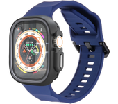 Silicone Sport Strap+Case for Apple Watch 9 8 7 6 SE 5 Ultra 2 Belt Bracelet Iwatch Series 49mm 45mm 41mm 44mm Protective Cover