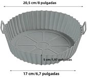 Air Fryer Silicone Liners Air Fryer Silicone Pot Reusable Silicone Air Fryer Liners Food Safe Non Stick Air Fryer Basket Accesso