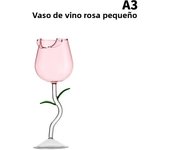Rose-Shaped Red Wine Glasses Rose Shape Wine Glass With Colored Rose Leaves 150/400ml Rose Shaped Red Wine Goblet Cocktail Cup