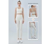 2 Piece Yoga Clothes Women's Tracksuit Athletic Wear Pilates Fitness Suit Gym Workout Push Up Clothes Sports Bra Leggings Suit
