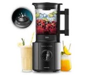 Cecotec 3986 Grand Katana 2700MAX Total Destroy Screen B Batidora de vaso con 2700 W pantalla digital cuchilla de 8 hojas  jarra termorresistente de vidrio fundido con 1 8L.