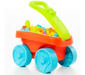 MOLTO Carrito con 20 bloques Molto Naranja