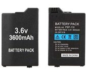 TODOBARATO 24HORAS Bateria Sony PSP Slim & Lite (PSP-2000 / PSP-2004) / PSP Brite (PSP-3000 / PSP-3004) PSP-S110 2400 mAh