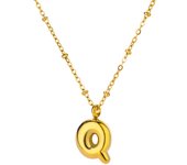 Initial Letter Necklace For Women Waterproof Gold Color Alphabet Necklaces 2024 Trend Stainless Steel Jewelry Freeshipping Items