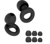 HUAK Quiet Ear Plugs for Noise Reduction – Super Soft, Reusable Hearing Protection for Sleep,Swim, Work 8 Ear Tips in XS/S/M/L