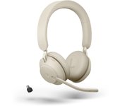 Jabra Evolve2 65 Headset, Stereo, kabellos, beige, Bluetooth inkl. Link 380 USB-C, Optimiert Microsoft Teams