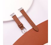 18 20mm 22mm Luxury Leather Strap For Huawei Watch GT4 GT5 41mm 46mm Women Slim Band For Samsung Galaxy Watch 4 5 6 7 40mm 44mm