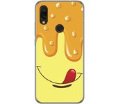 Tumundosmartphone Funda Gel Tpu para Xiaomi Redmi 7 diseño Helado Vainilla Dibujos